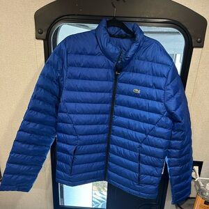 Lacoste Royal Blue Quilted Jacket